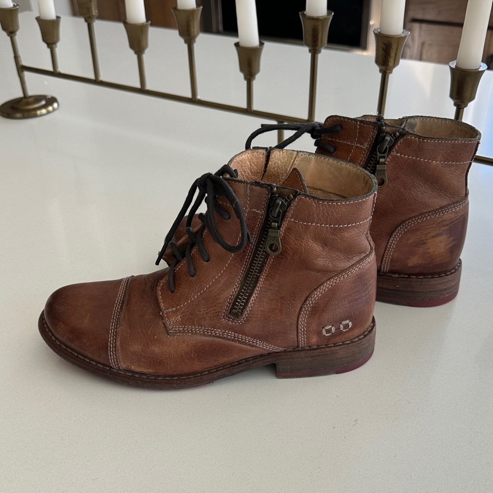 BED|STU women's Bonnie Brown Leather Boots Sz 7